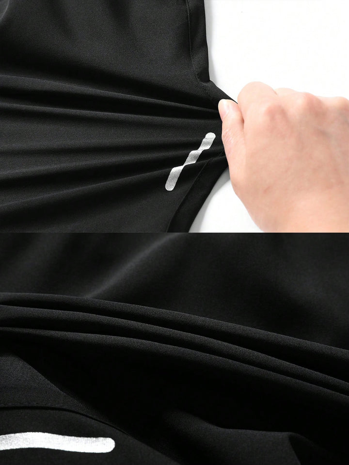 Pantaloni scurți SHEIN, auriu