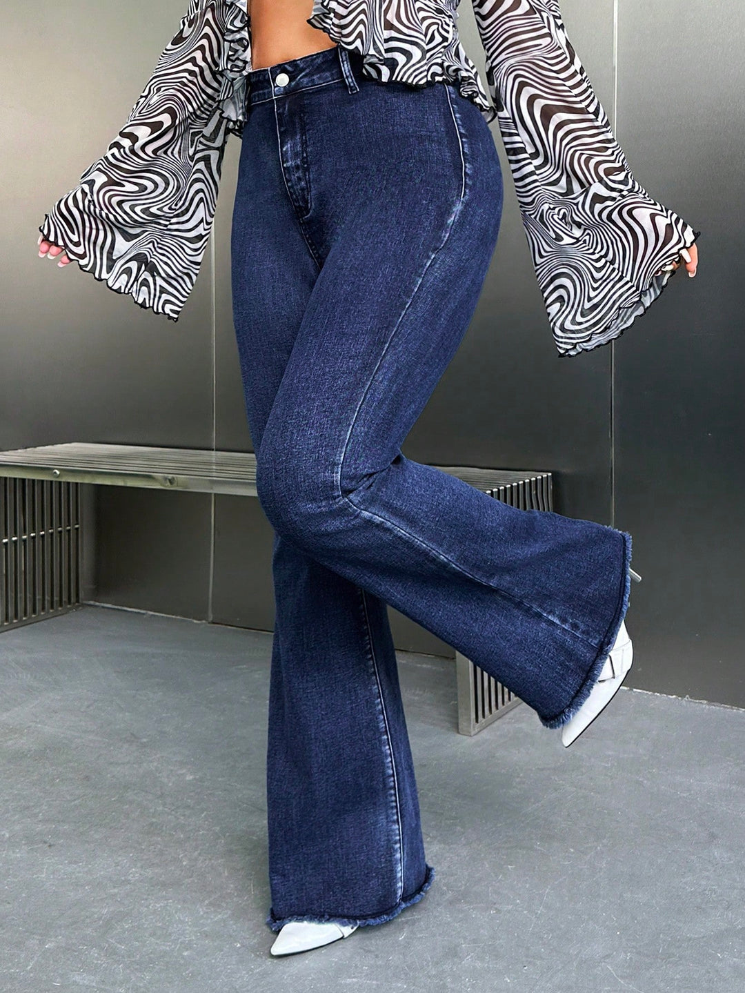Jeans SHEIN, albastru