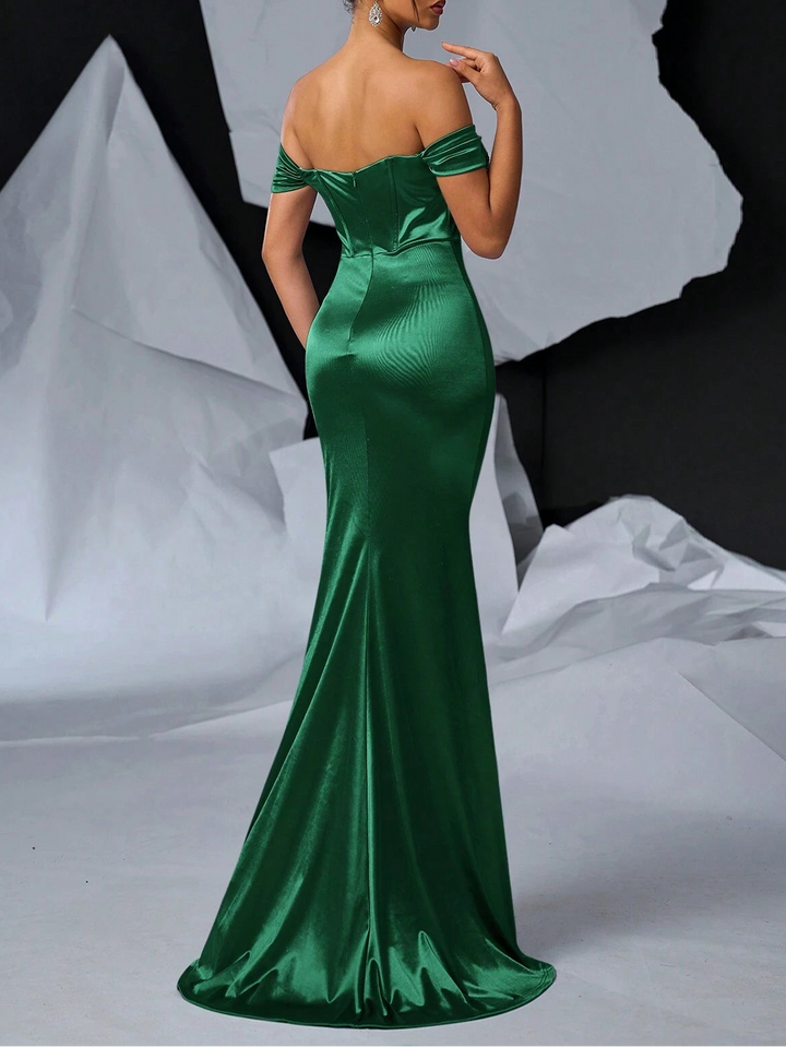 Rochie de ocazie SHEIN, verde