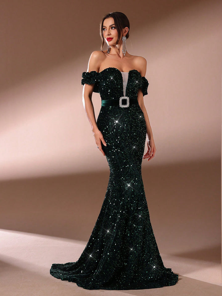 Rochie SHEIN, verde