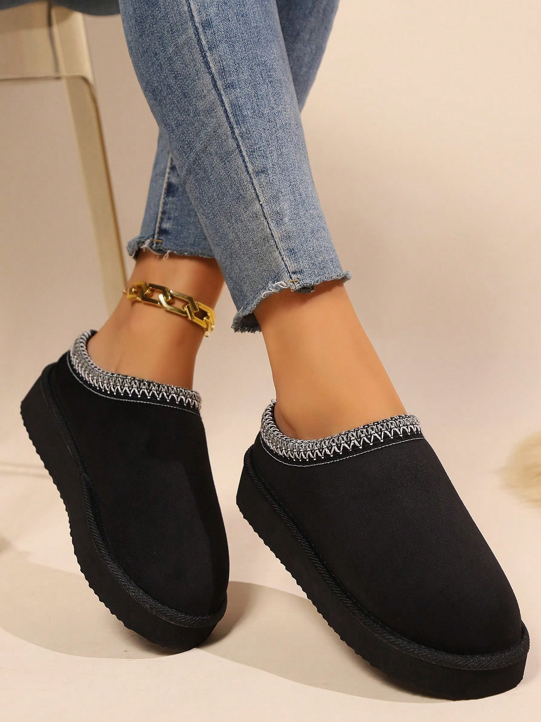 Cizme SHEIN, negru