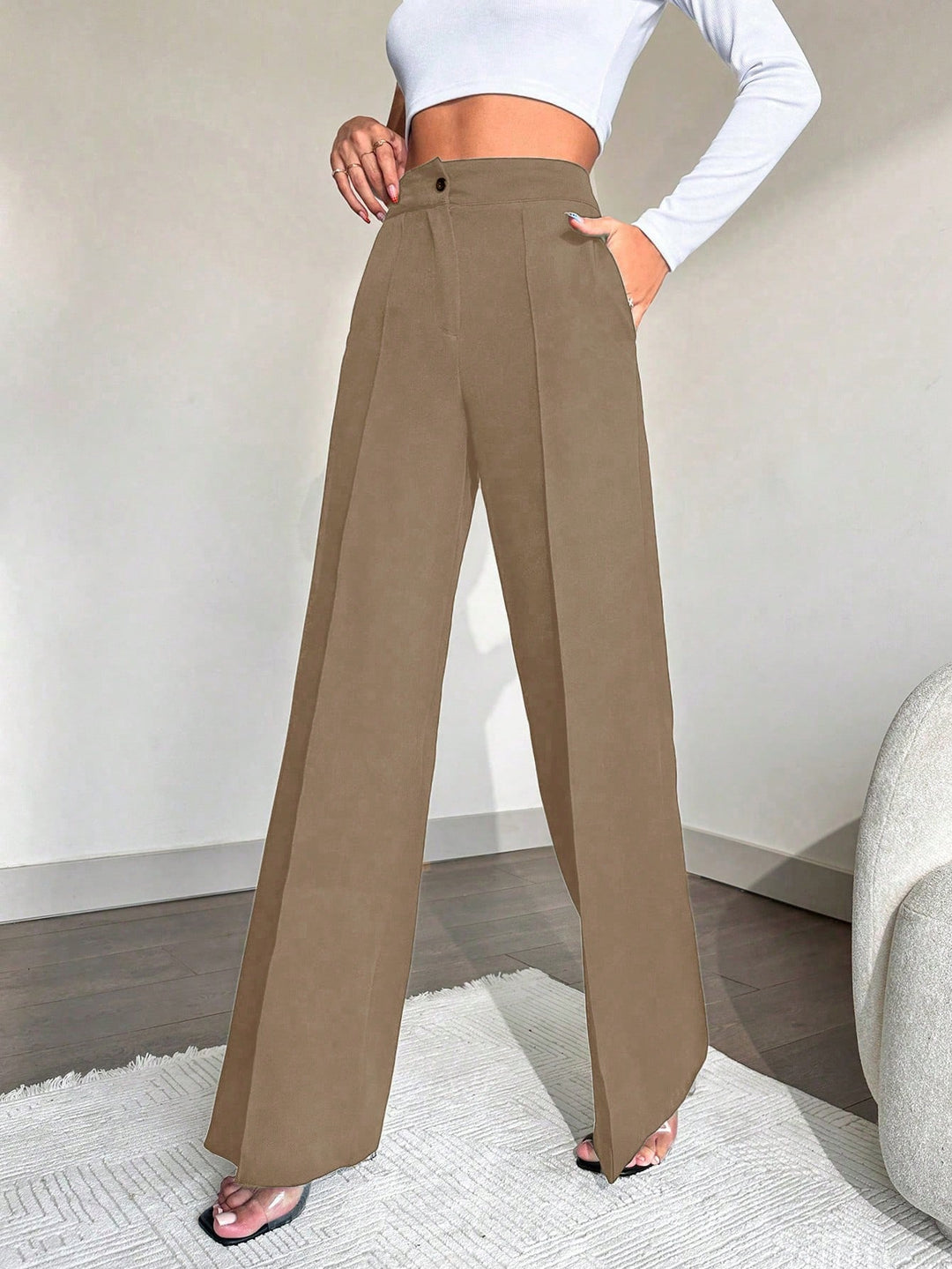 Pantalon SHEIN, bej