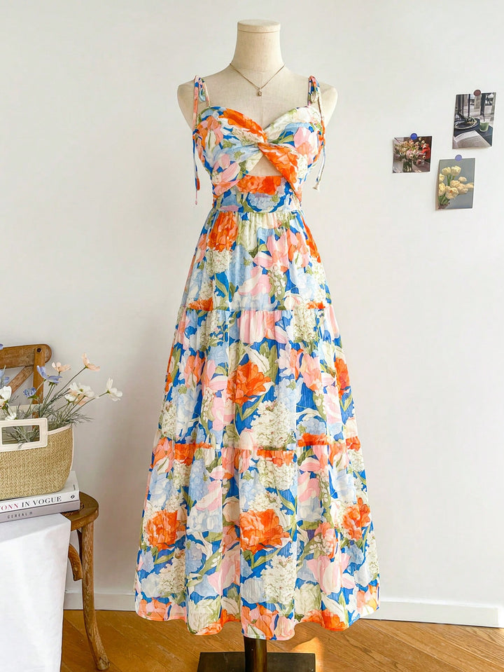 Rochie midi SHEIN, mix culori