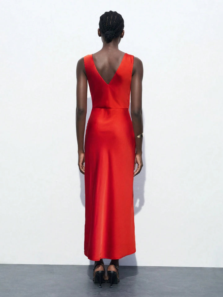 Rochie maxi SHEIN, roșu