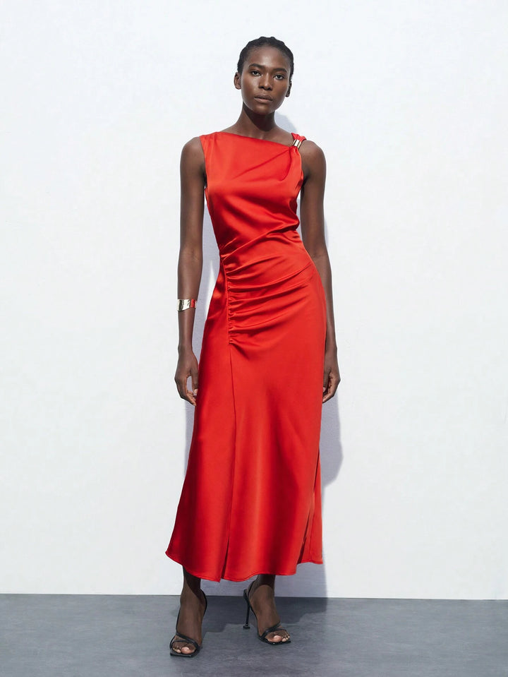 Rochie maxi SHEIN, roșu