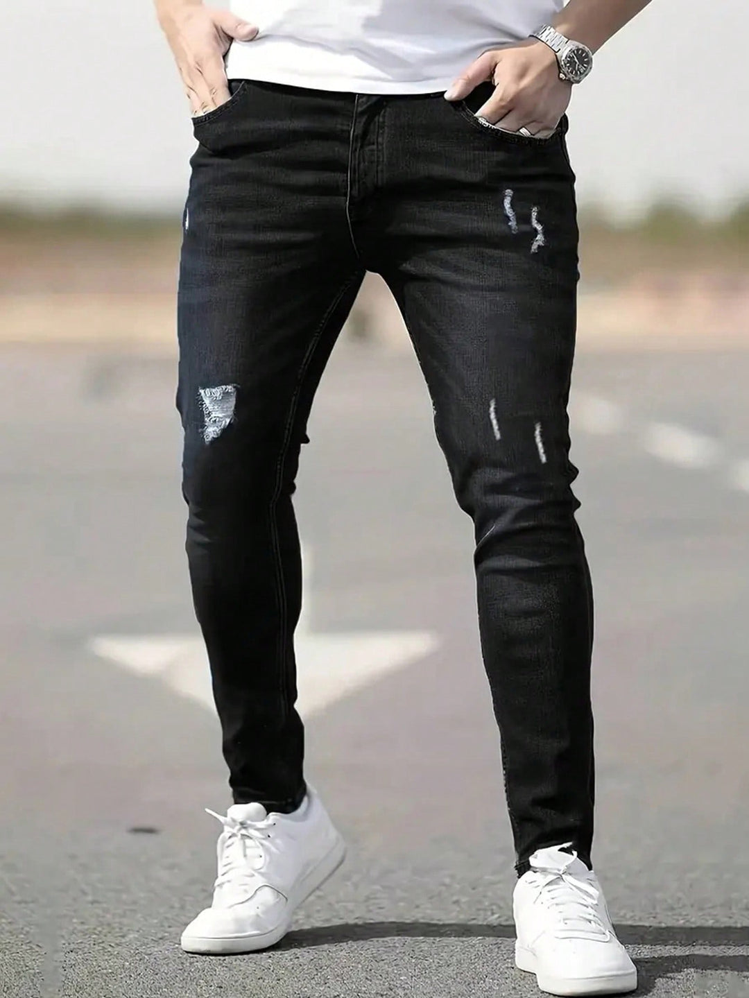 Jeans SHEIN, negru