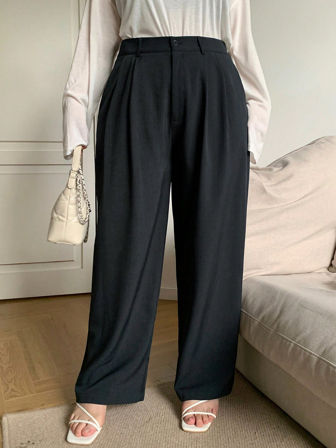 Pantaloni SHEIN, gri