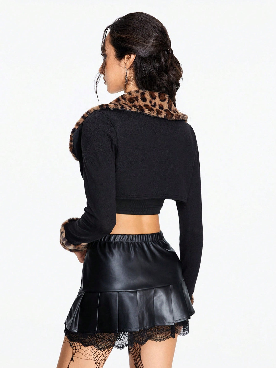 Top SHEIN, negru