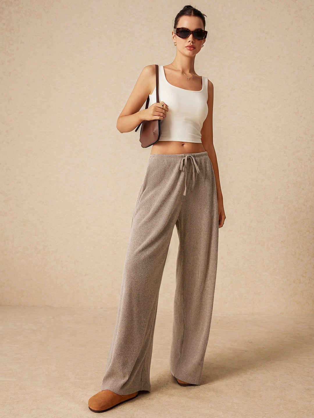 Pantaloni SHEIN, kaki
