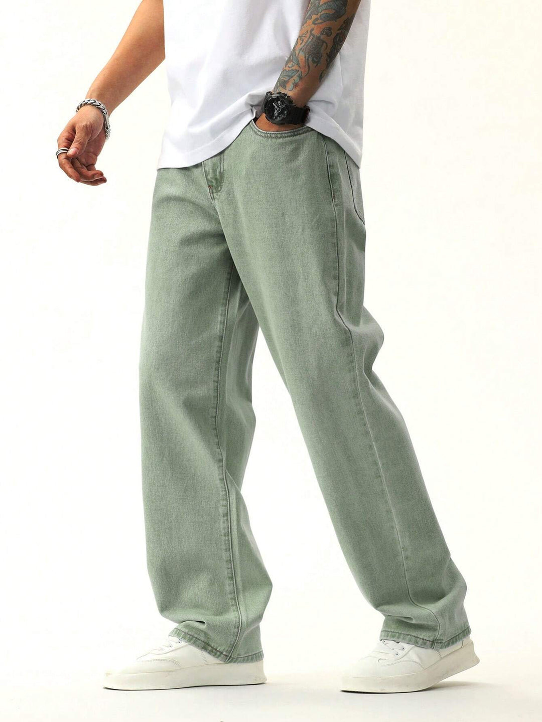 Jeans SHEIN, kaki