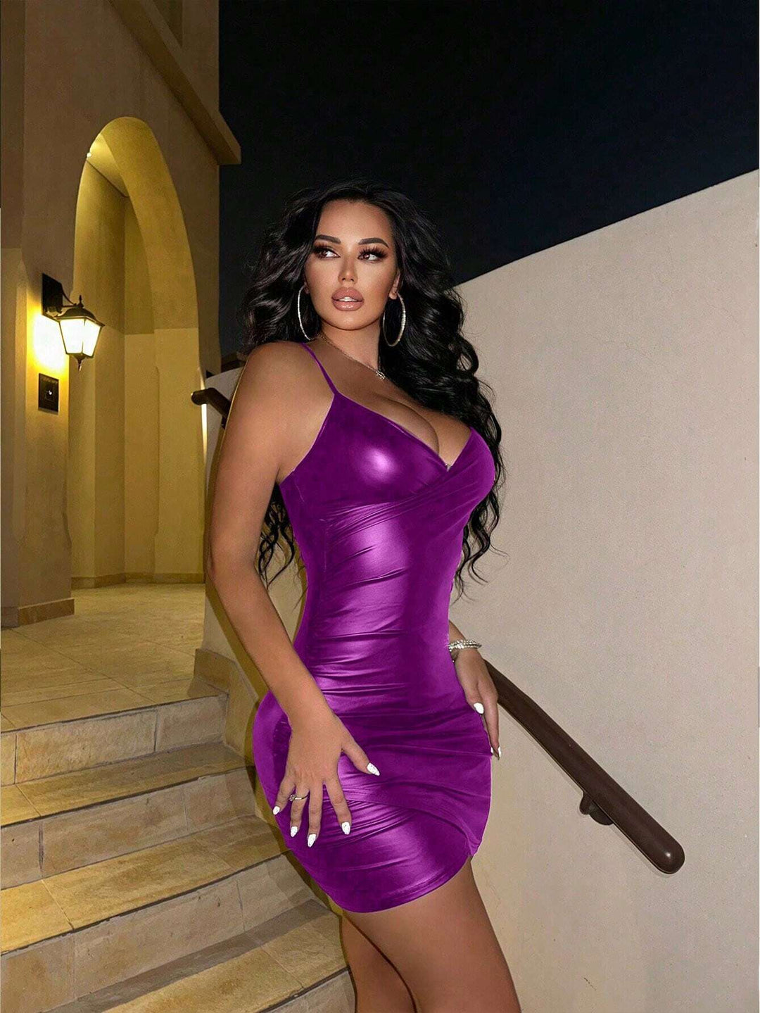 SHEIN Mini Dress, Purple