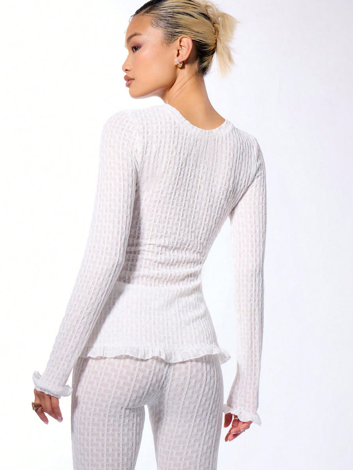 Top SHEIN, alb