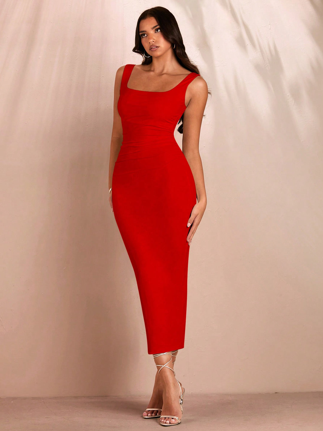 Rochie maxi SHEIN, roșu