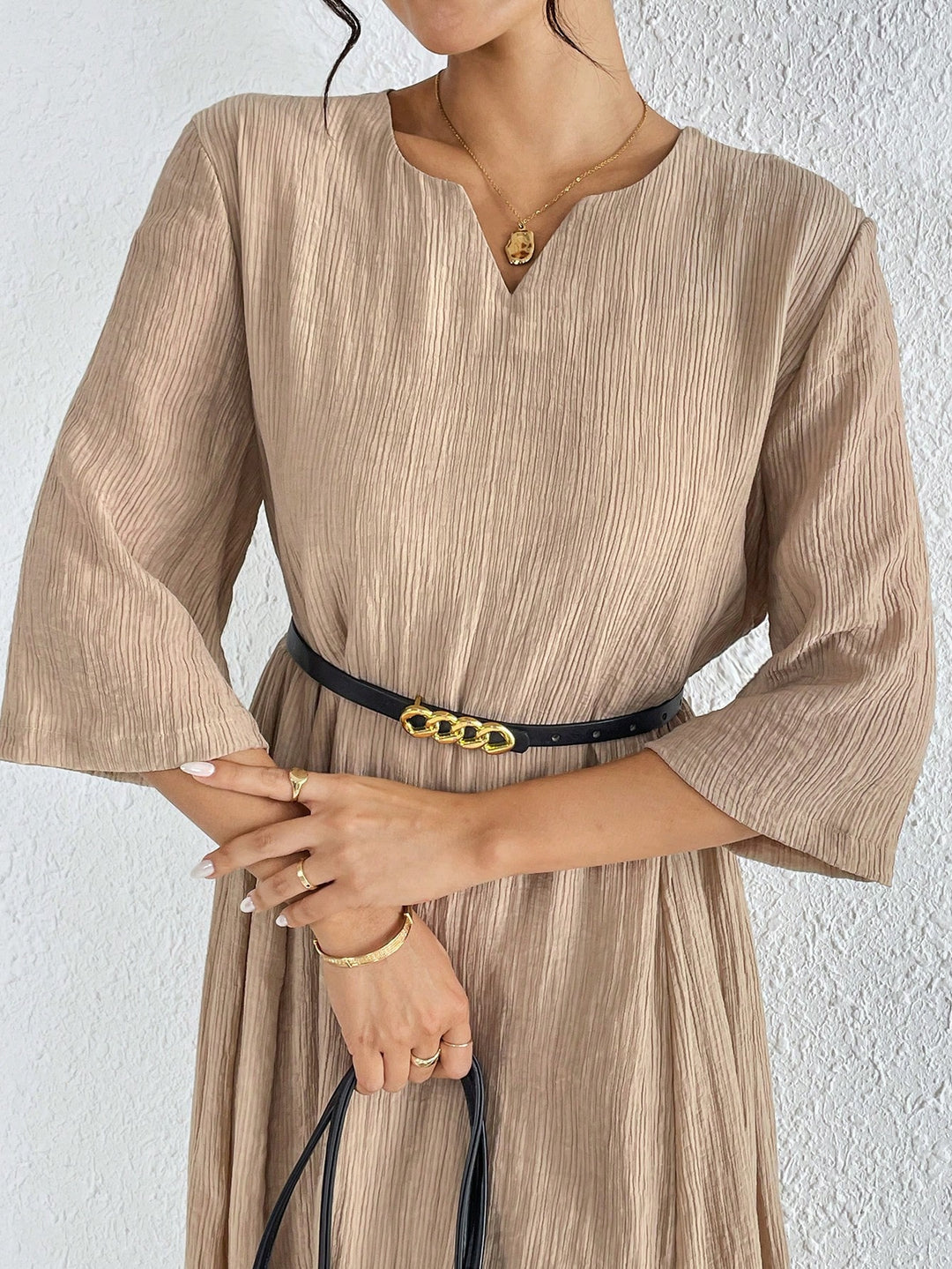Rochie maxi SHEIN, maro