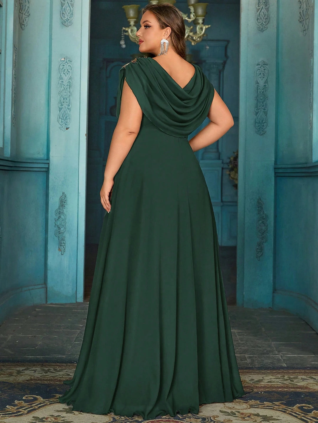 Rochie de ocazie SHEIN, verde