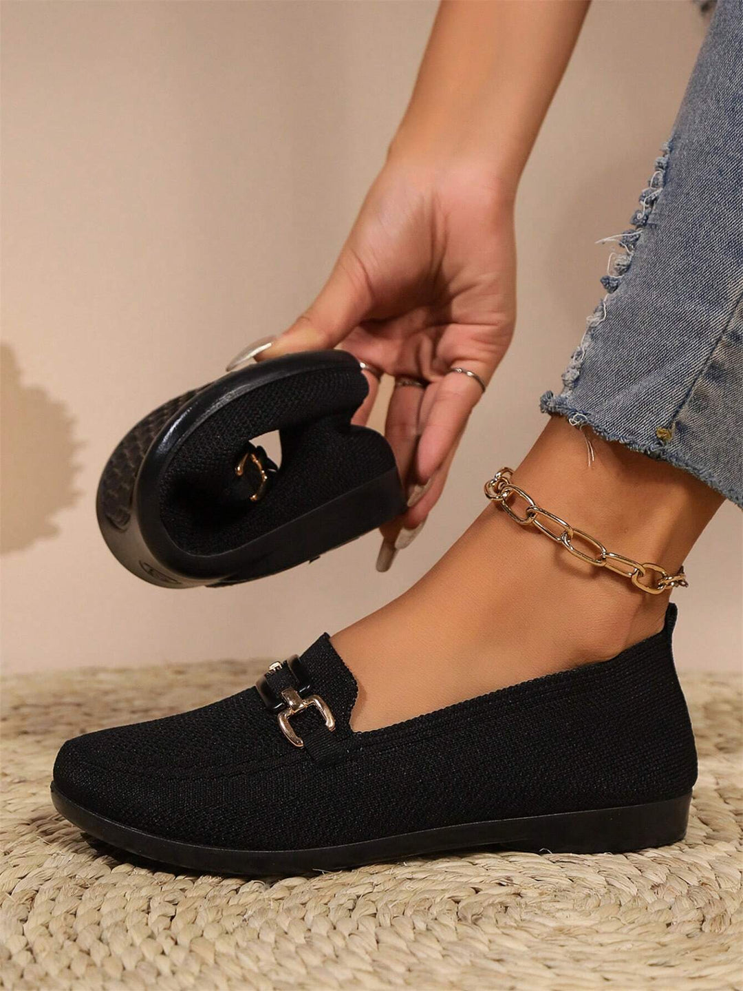 SHEIN cipők, fekete