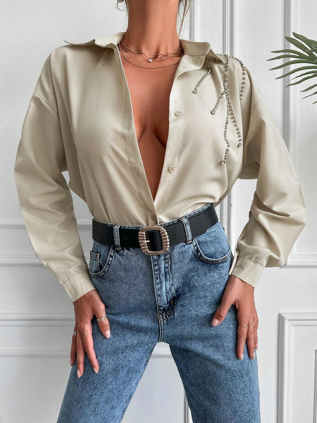 Shein ing, bézs