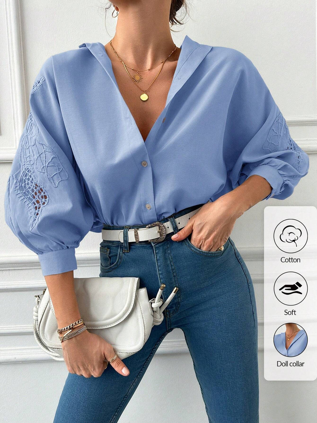 SHEIN ing, kék