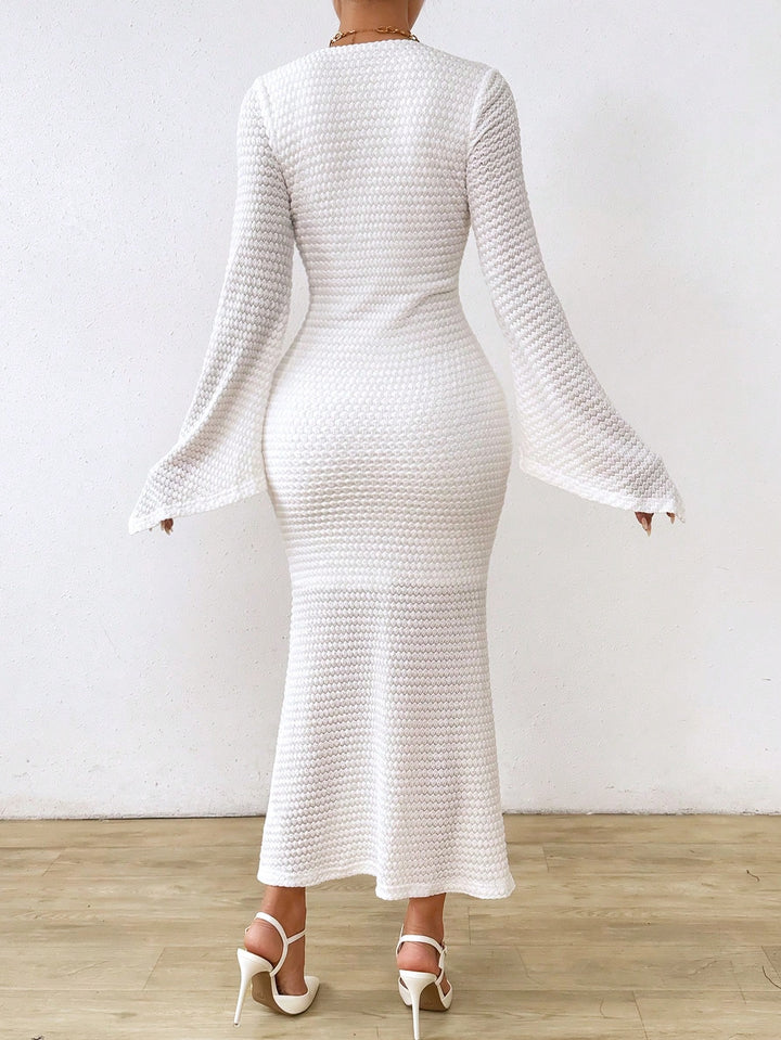 Rochie maxi SHEIN, alb