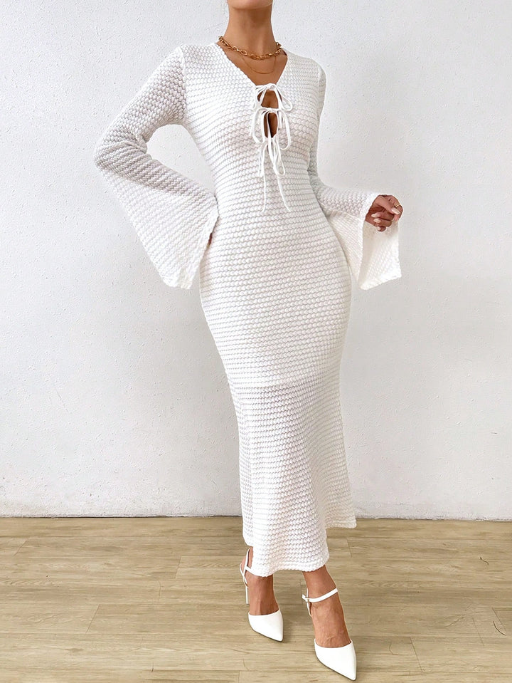 Rochie maxi SHEIN, alb