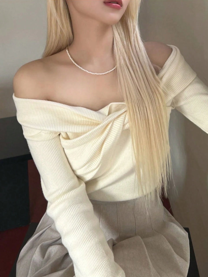SHEIN blúz, ekrü