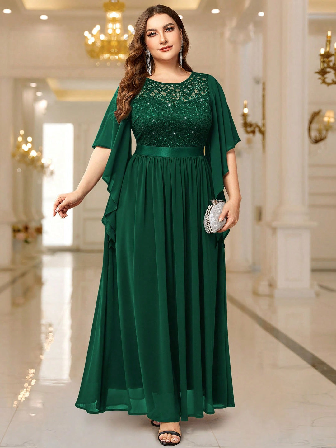 Rochie SHEIN, verde