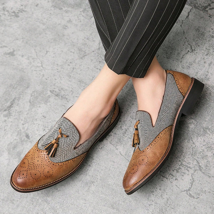 Mocasini SHEIN, maro