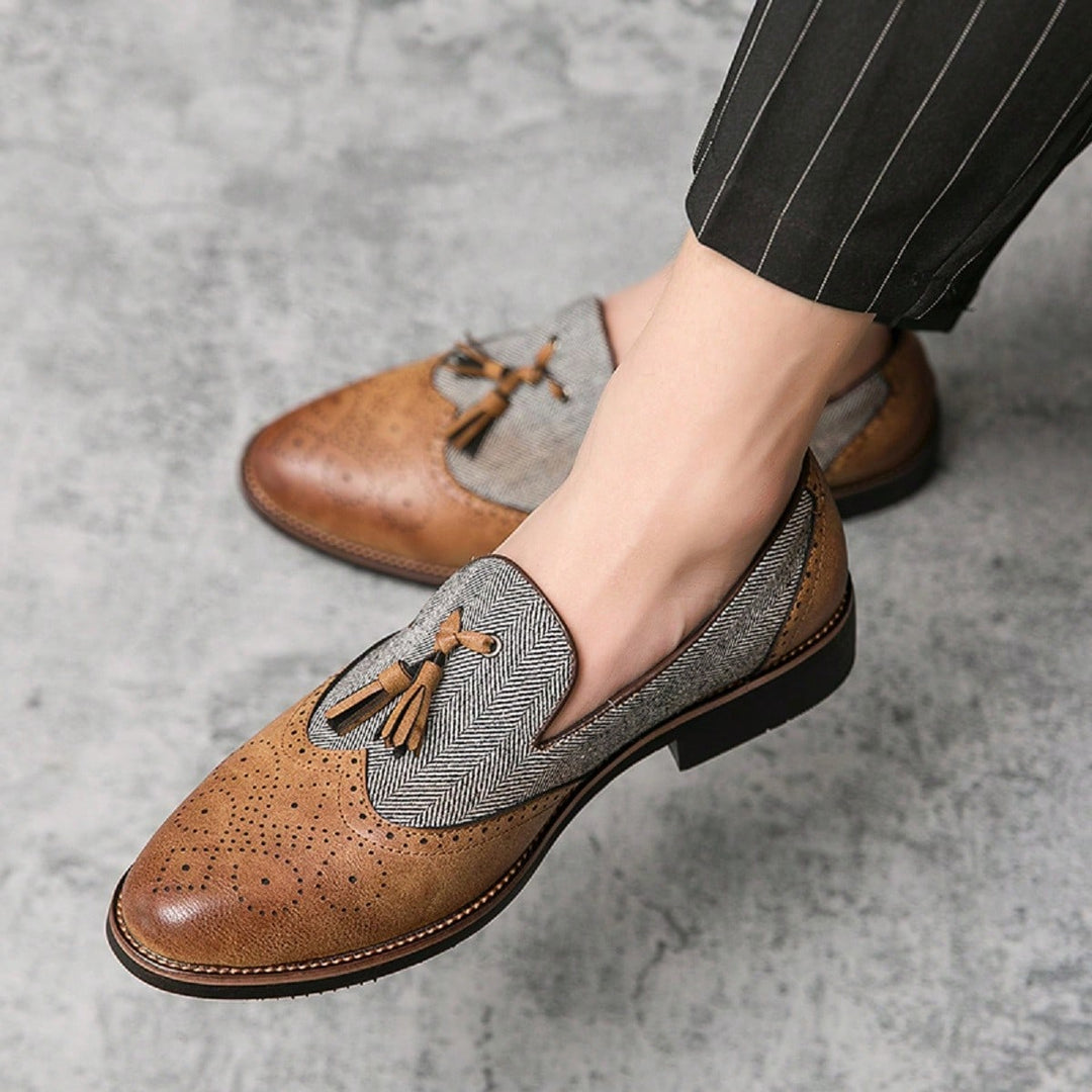 Mocasini SHEIN, maro