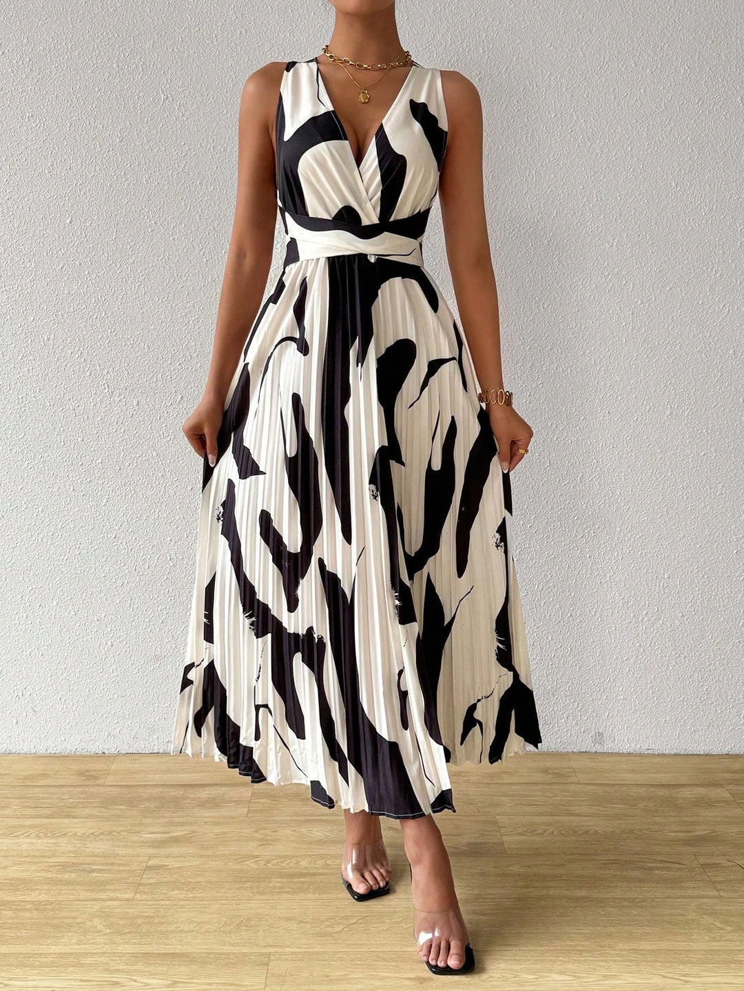 Rochie maxi SHEIN, mix culori