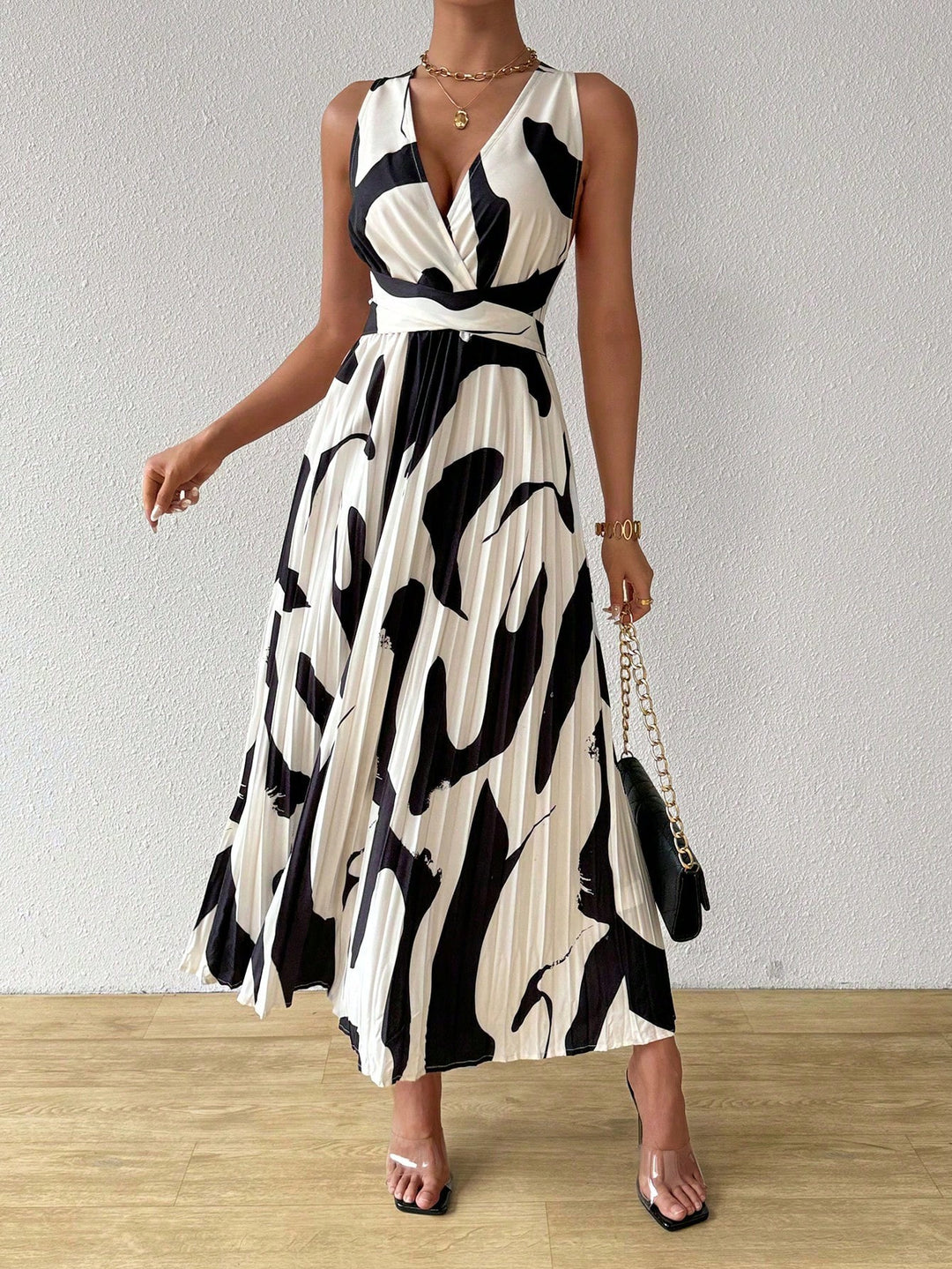 Rochie maxi SHEIN, mix culori