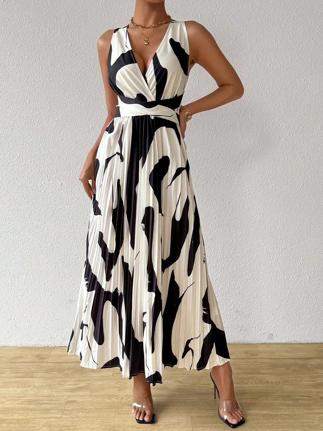 Rochie maxi SHEIN, mix culori