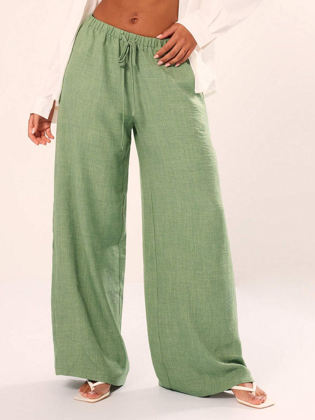 Pantaloni SHEIN, verde