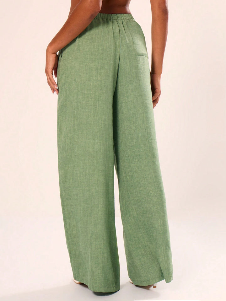 Pantaloni SHEIN, verde