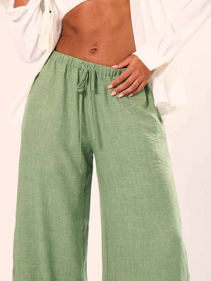 Pantaloni SHEIN, verde