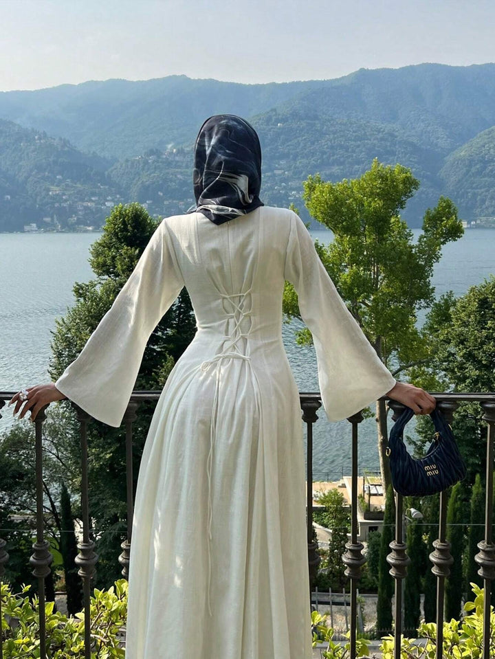 Rochie maxi SHEIN, alb