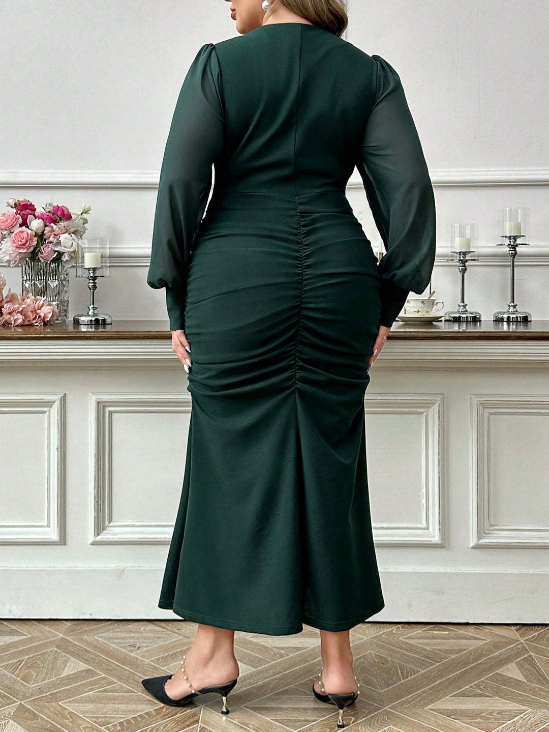 Rochie SHEIN, verde