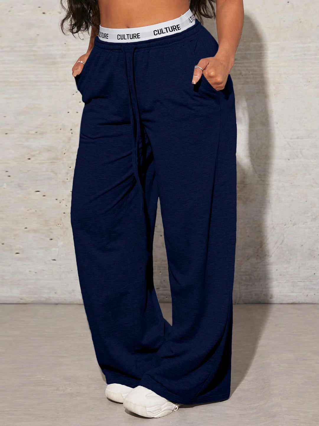 Pantaloni SHEIN, albastru