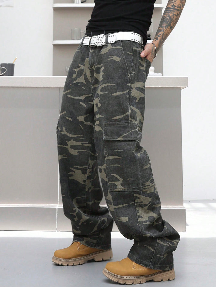 Jeans SHEIN, khaki