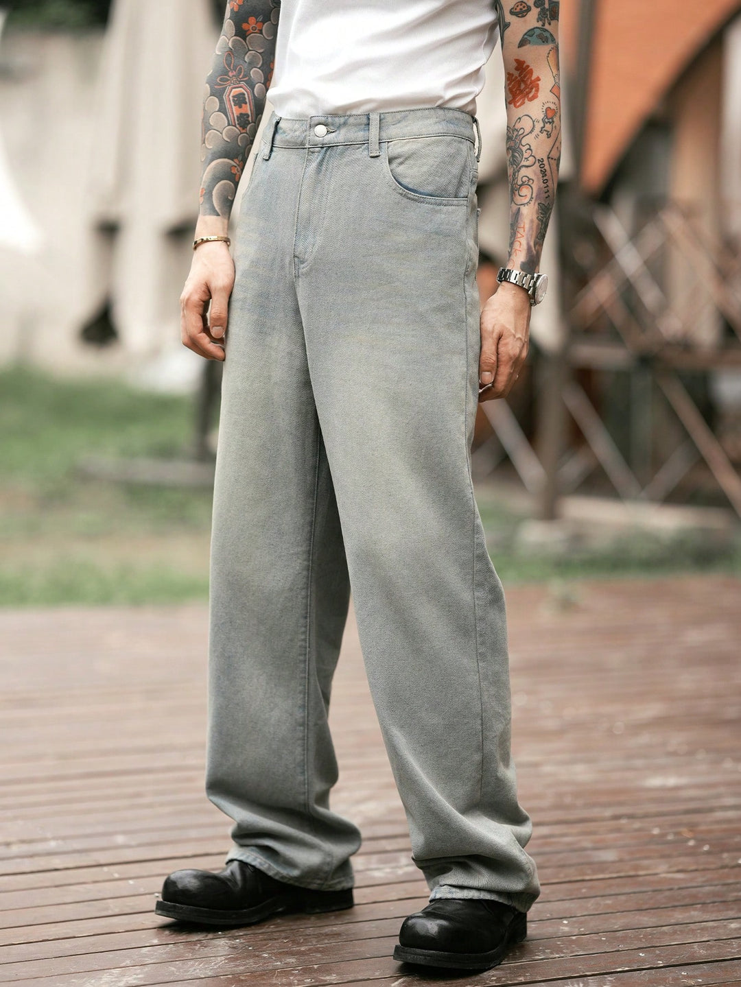 Jeans SHEIN, albastru