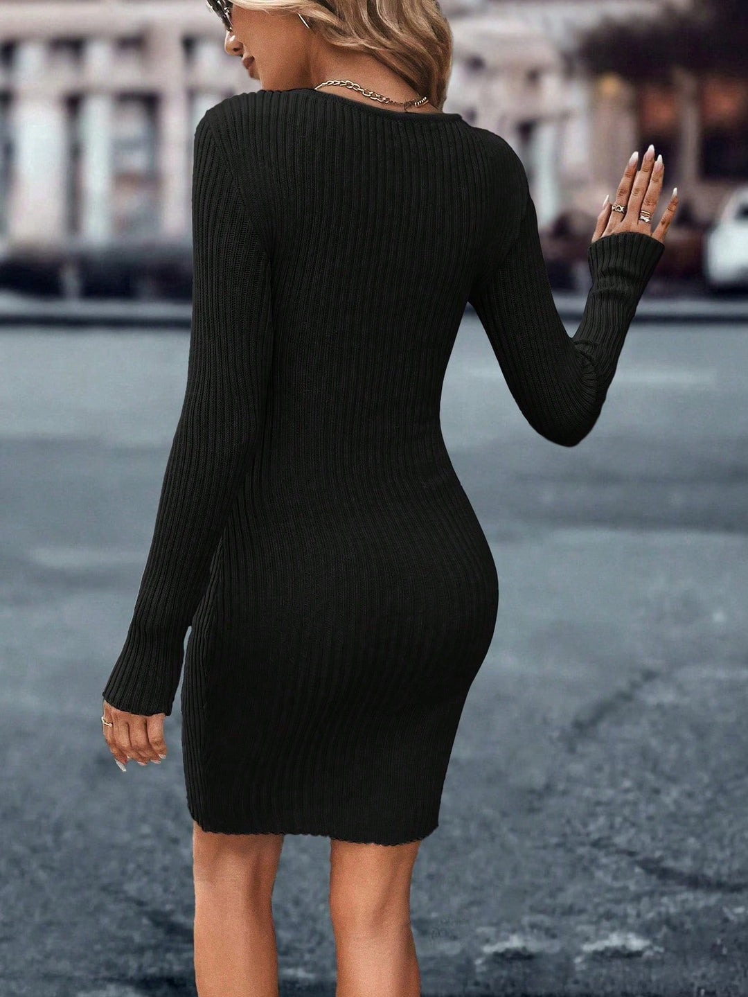 Rochie mini SHEIN, negru