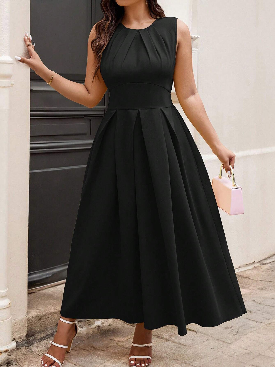 Rochie maxi SHEIN, negru