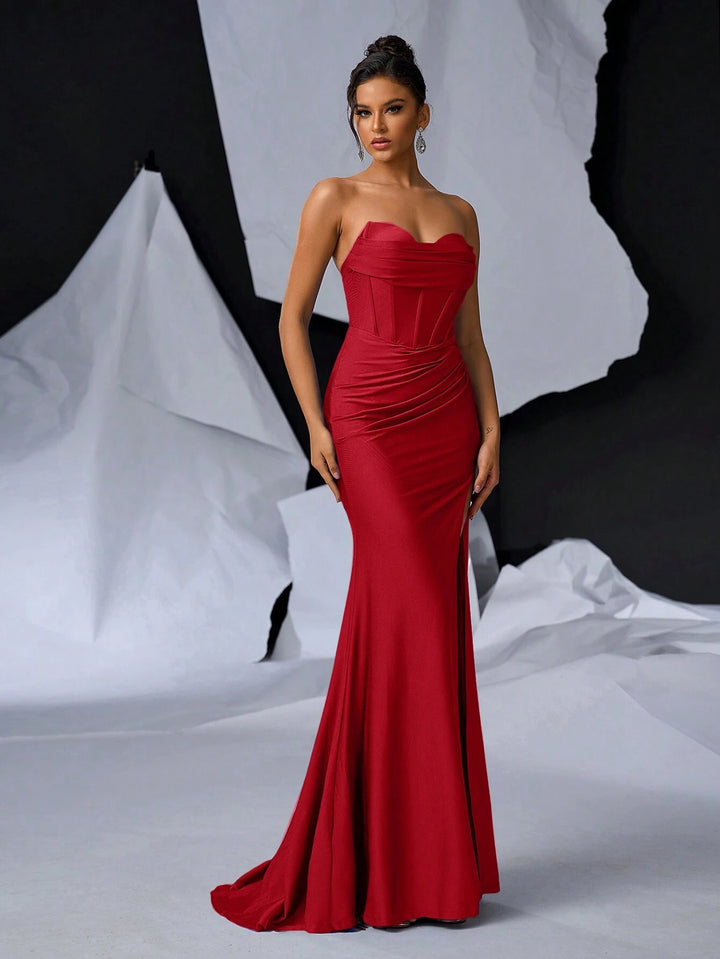Rochie maxi SHEIN, roșu