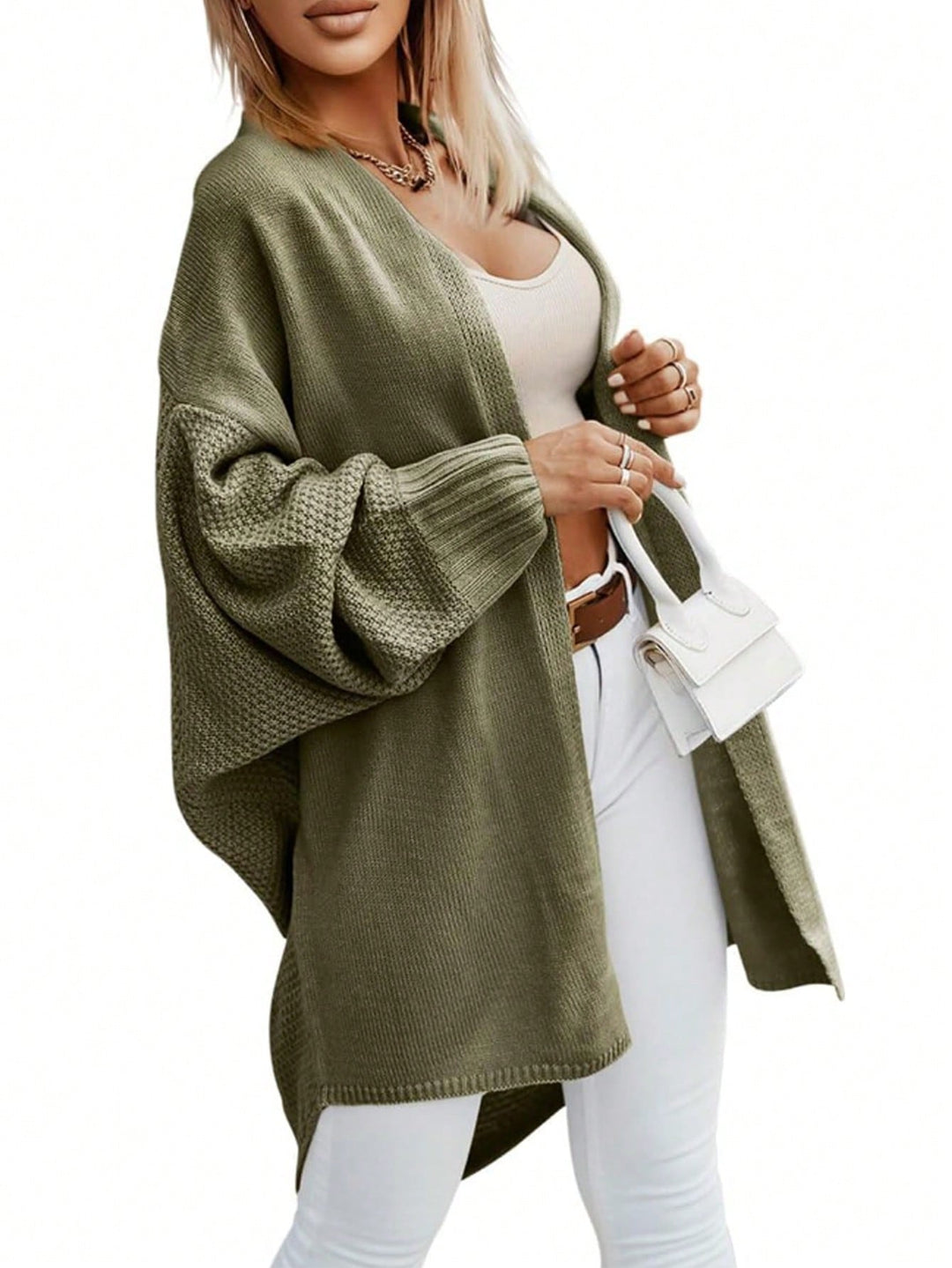 Cardigan SHEIN, verde