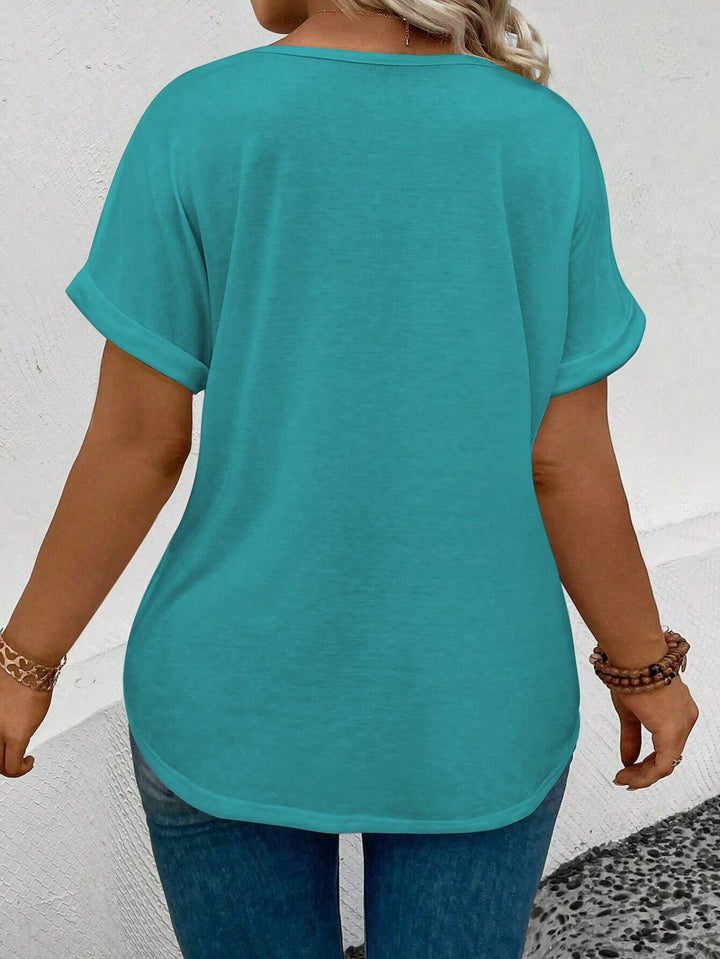 Tricou SHEIN, turcoaz