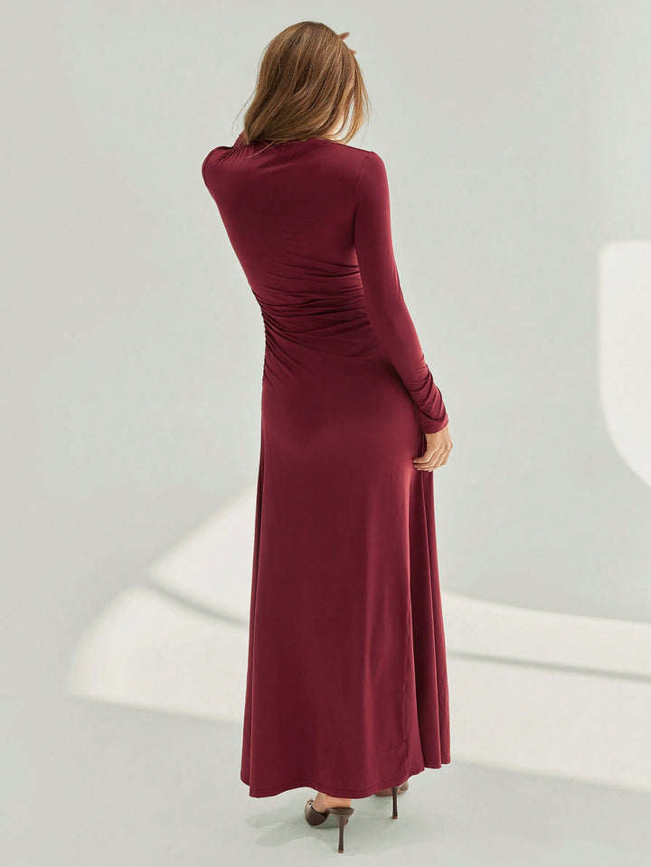 Rochie maxi SHEIN, vișiniu