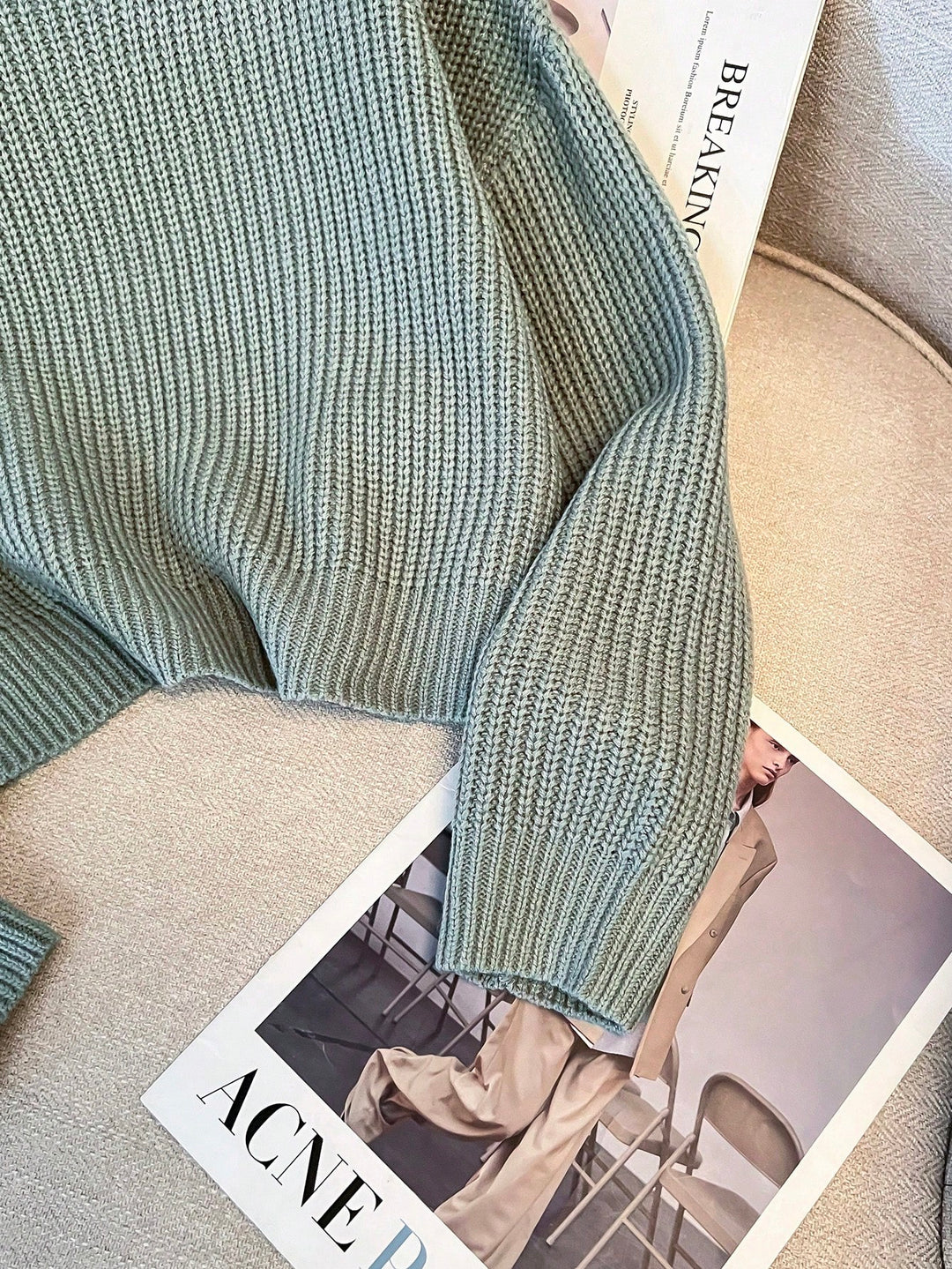 Pulover SHEIN, verde