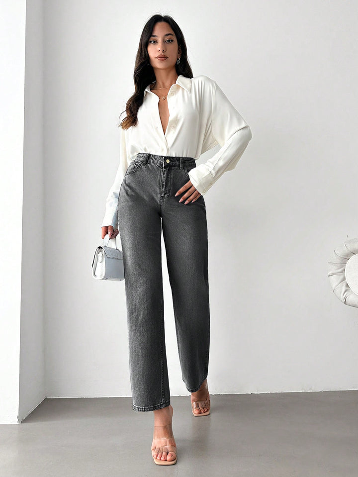 Jeans SHEIN, gri