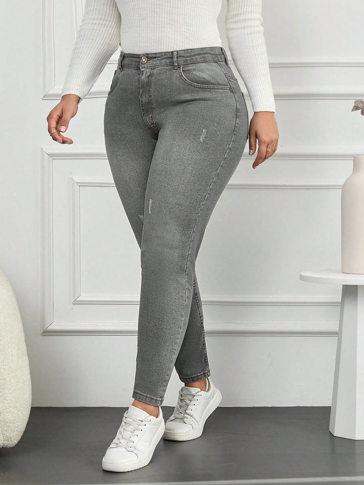 Jeans SHEIN, gri