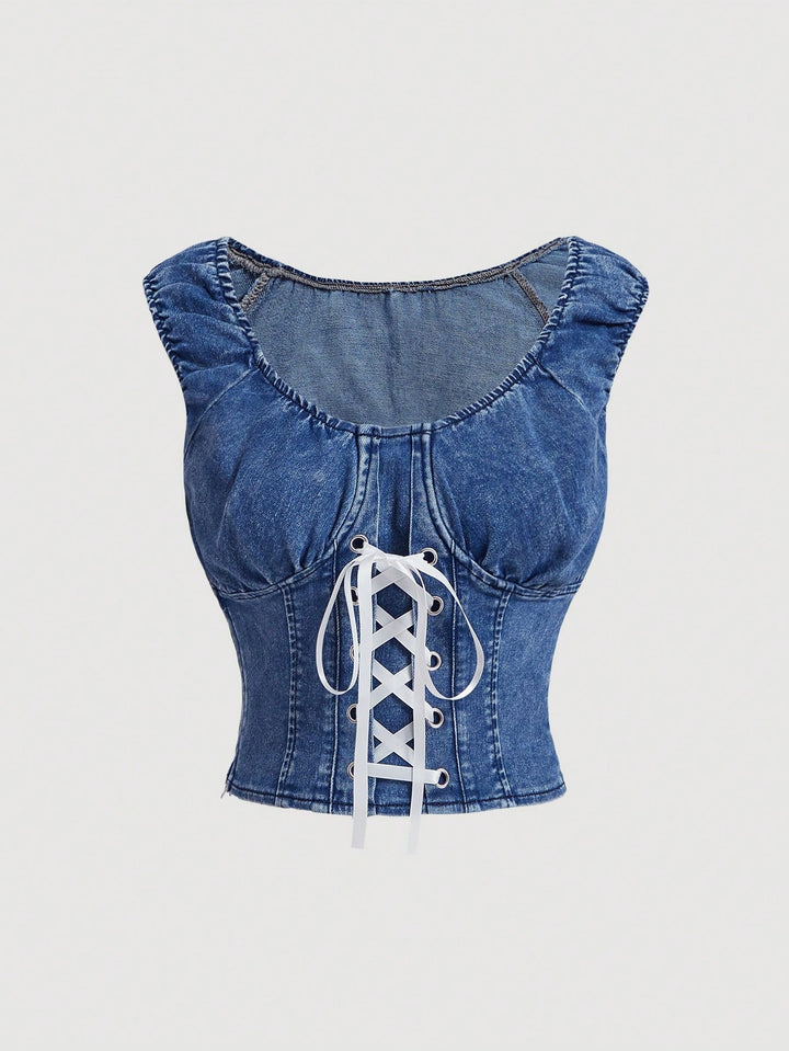 Top SHEIN, albastru