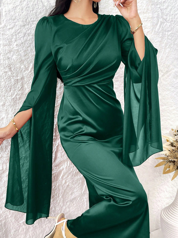 Rochie maxi SHEIN, verde